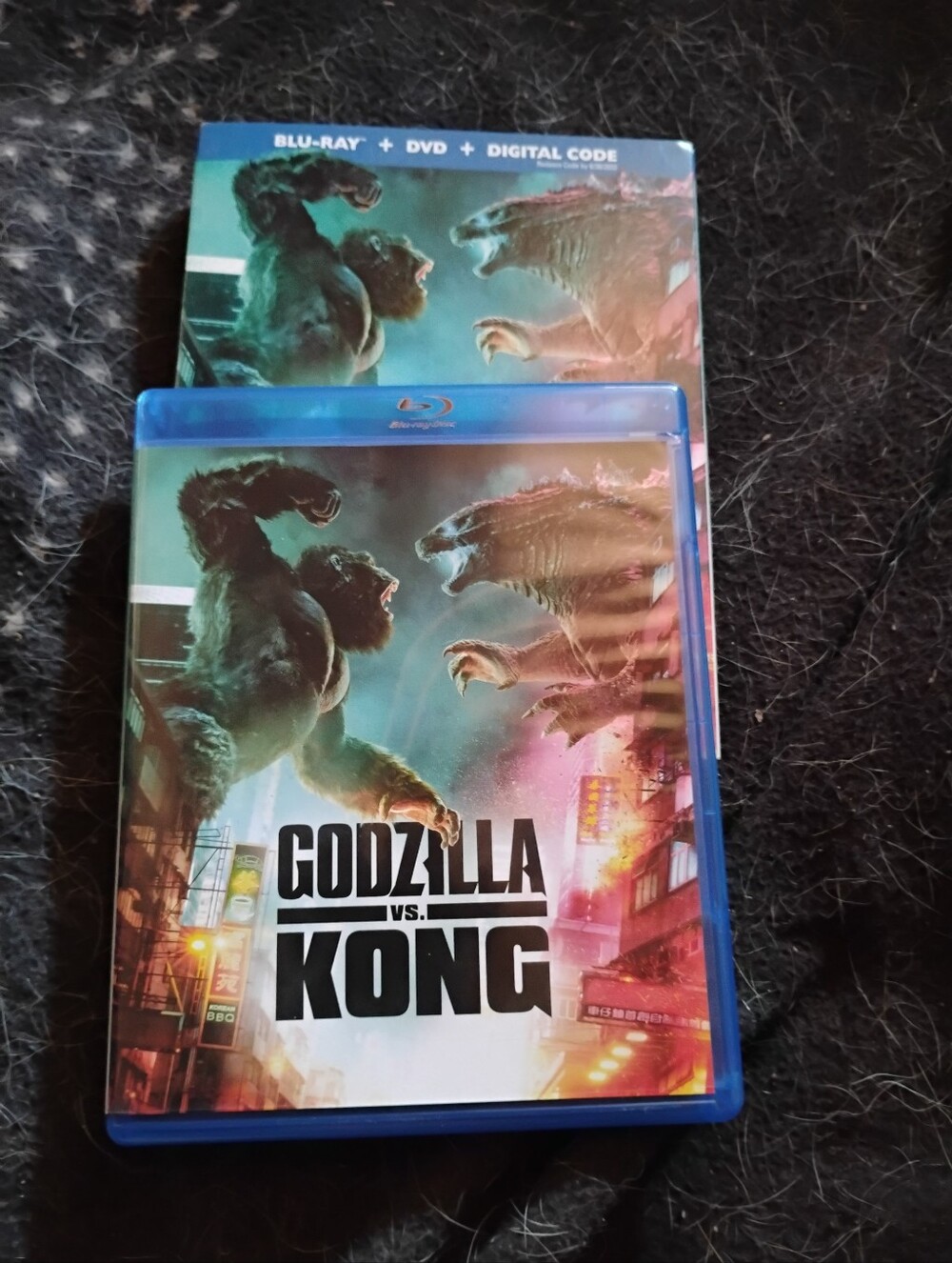 Godzilla Vs Kong Blu-ray DVD Combo with Dust Cover No Digital Code